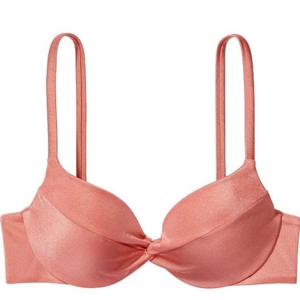 Victorias Secret swim twist canyon rose 34C bikini top